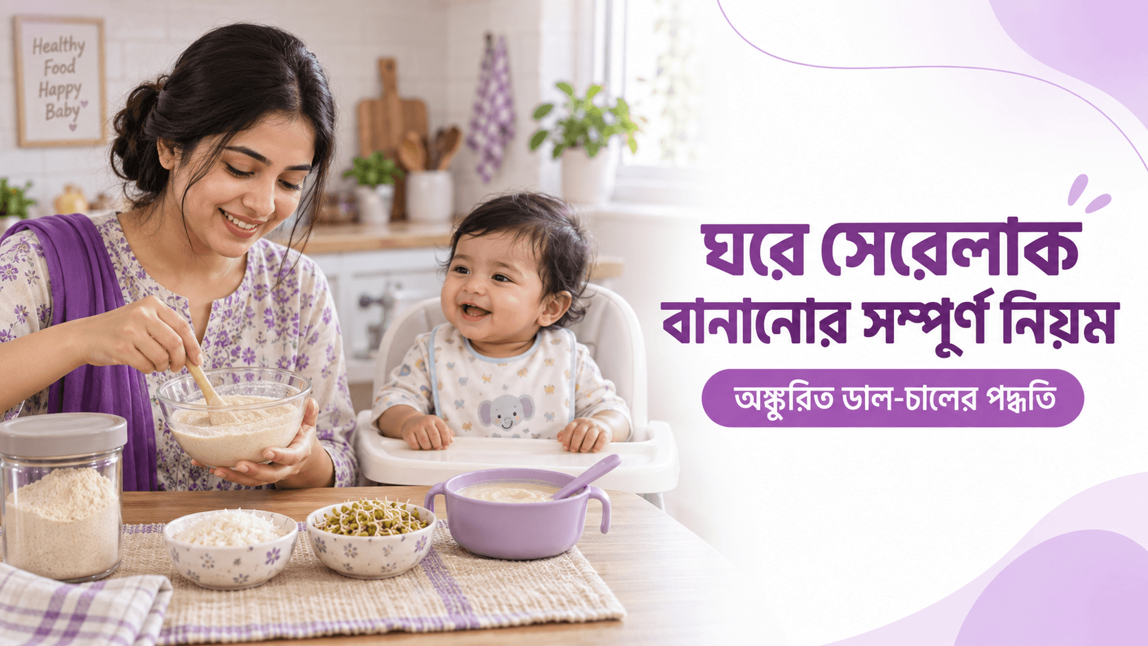 ঘরে সেরেলাক বানানোর সম্পূর্ণ নিয়ম (অঙ্কুরিত ডাল-চালের পদ্ধতি)