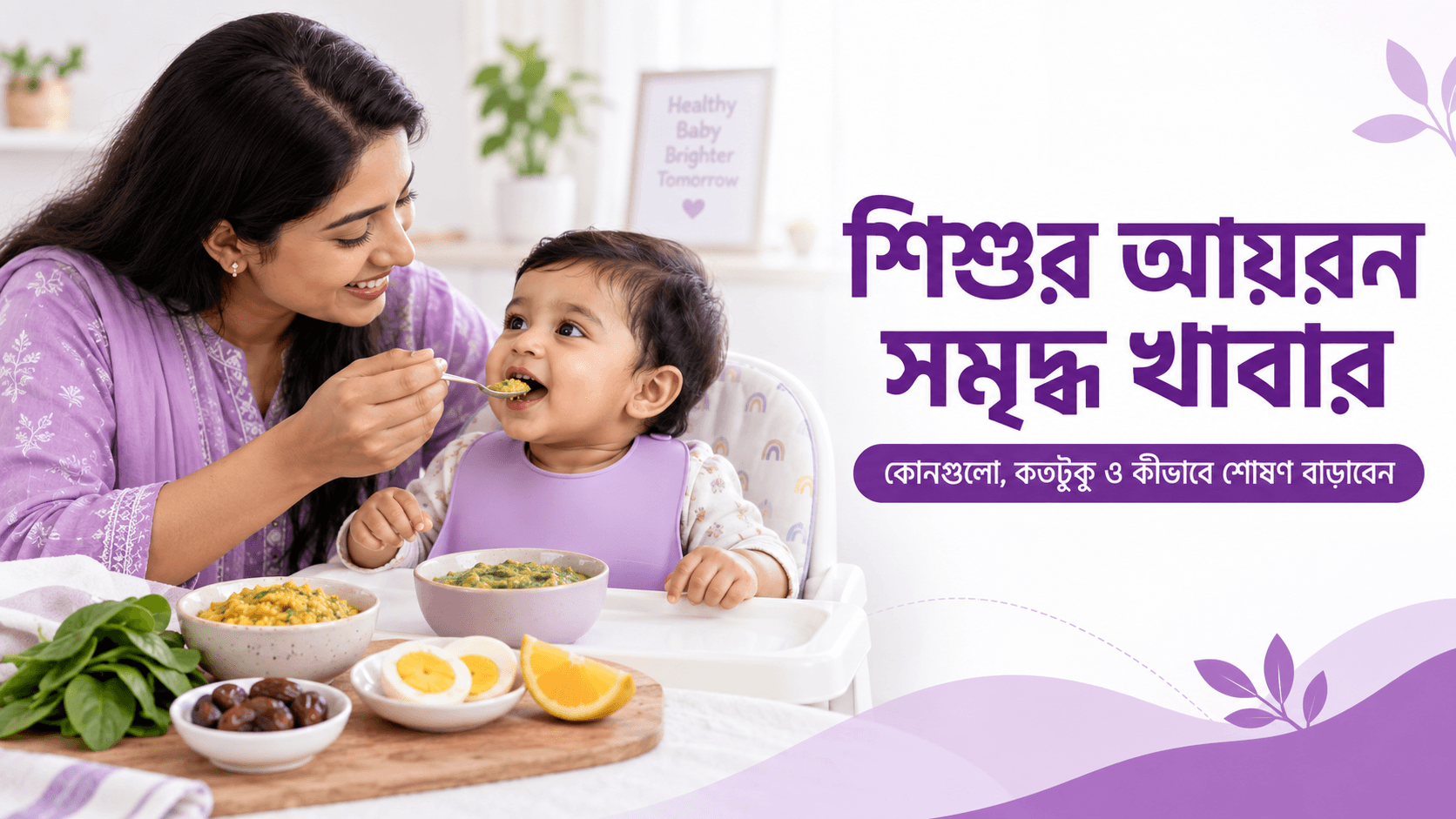 শিশুর আয়রন সমৃদ্ধ খাবার: কোনগুলো, কতটুকু ও কীভাবে শোষণ বাড়াবেন