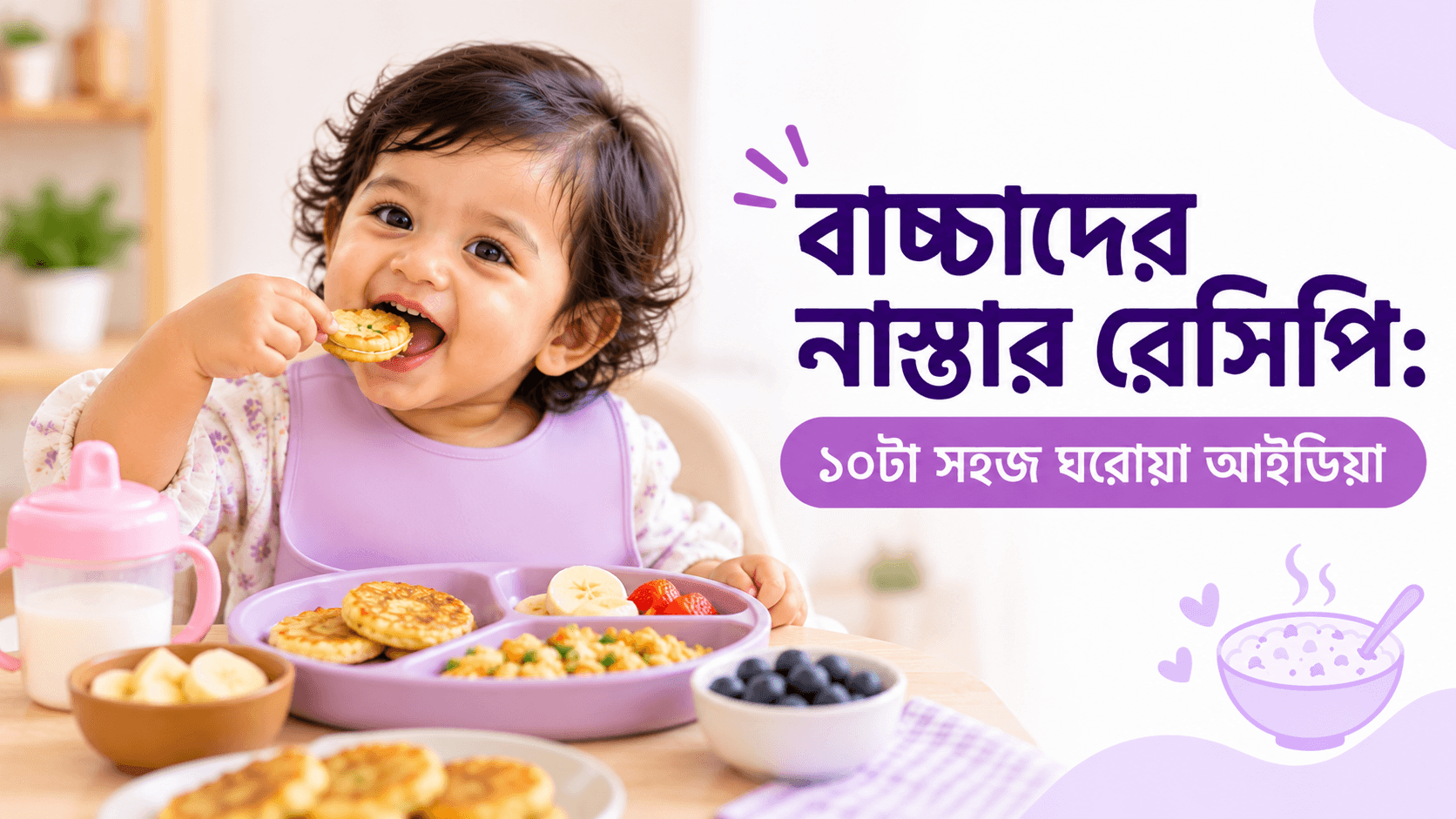 বাচ্চাদের নাস্তার রেসিপি: ২০টা সহজ ঘরোয়া আইডিয়া