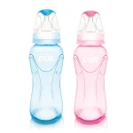 Pur Advanced Slim Neck Feeding Bottle 125ml - 1801 (Pink / Blue)
