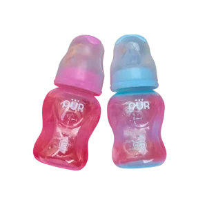 Pur Advanced Slim Neck Feeding Bottle 60 ml - 1800 (Pink / Blue)