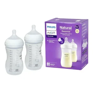Philips Avent Natural 260 mL Bottle Twin Pack scy903/02